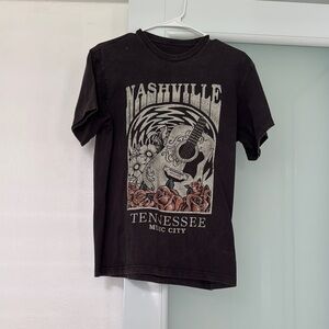 Black Nashville Graphic T-Shirt
